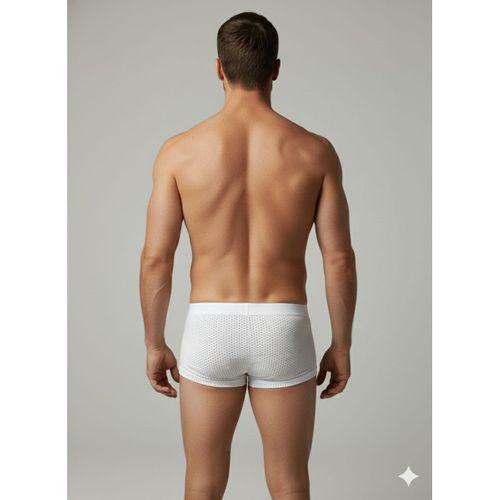 Erkek Beyaz File Boxer