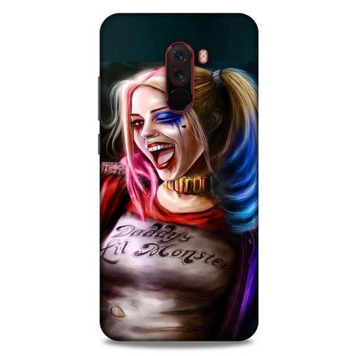 Xiaomi Pocophone F1 Uyumlu Kılıf Harley Quinn (8) Baskılı Kılıf Siyah