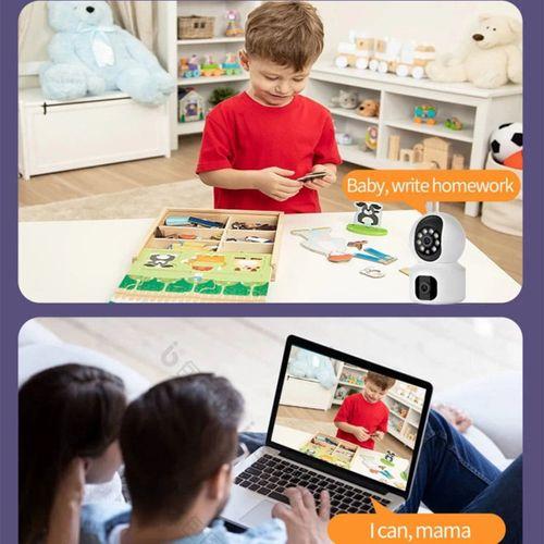 Wifi 360 Panoramik Ampul Kamera Güvenlik Kamerası Çift Wifi 360 Derece Gece Görüşlü
