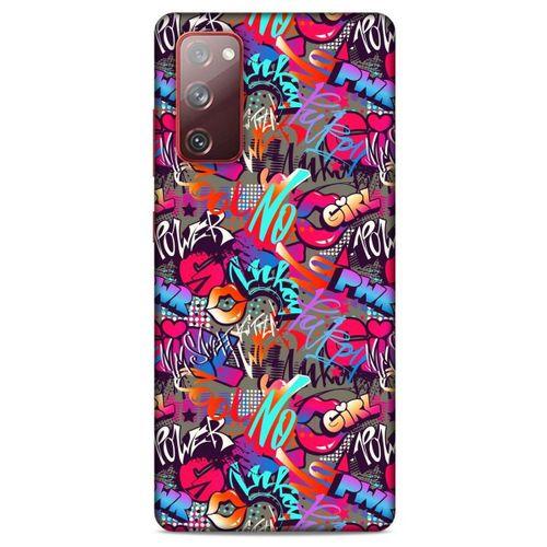 Graffitix (8) Desenli Silikon Kapak Samsung Galaxy S20 Fe Kılıf