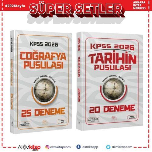 CBA Akademi 2026 KPSS Coğrafyanın ve Tarihin Pusulası Deneme Seti 2 Kitap