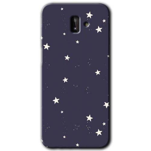 Potkal Hediye Fabrikası Samsung Galaxy J8 Kılıf HD Desen Baskılı Arka Kapak - Gökyüzü Yıldız