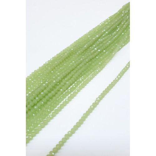 Açık Yeşil Kristal Boncuk 4 Mm