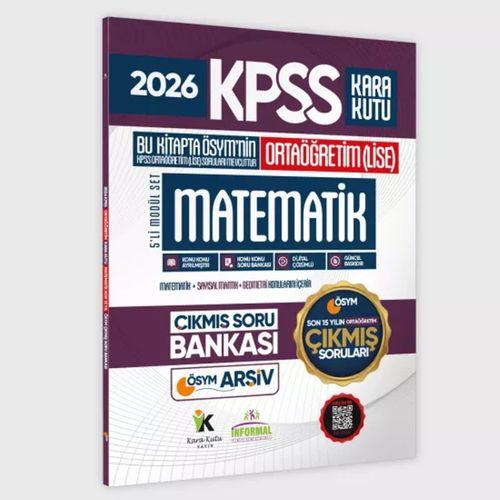 2026 FULLOrtaöğretim KPSS Kara Kutu ÖSYM Çıkmış Soru Bankası 5li Modül Set Son 15 Yıl(Sadece Lise)