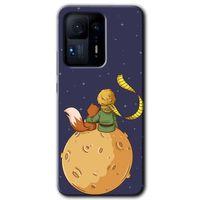 MRCİLETİSİM Xiaomi Mi Mix 4 Kılıf HD Desen Baskılı Arka Kapak+Temperli Cam - Küçük Prens