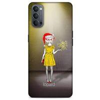 Oppo Reno 4 Kılıf FunnyMaX (32) Soft Silikon Kılıf Turuncu Kahve
