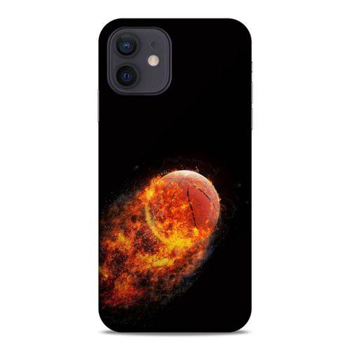 Lopard Apple iPhone 12 Uyumlu Kılıf FireX (32) Soft Silikon Kılıf Basketbol Topu