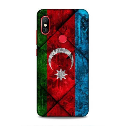 Xiaomi Redmi Note 6 Pro Uyumlu Kılıf Azarbaijan (41) Tank Kılıf Kırmızı