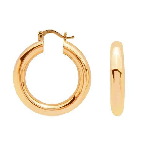 14 Ayar Altın Halka Küpe HSM10102