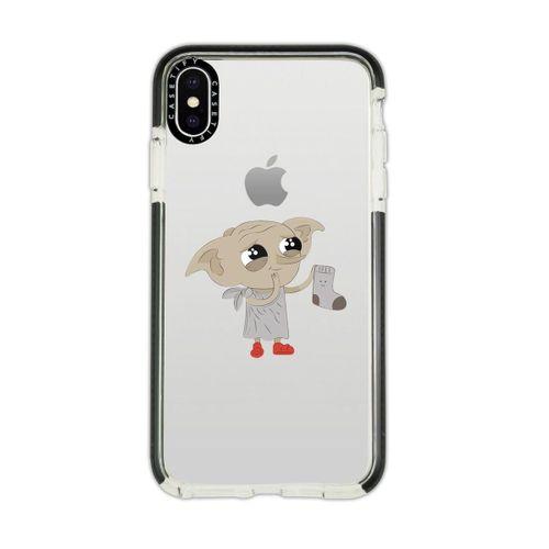 iPhone Xs Max Casetify Dobby Desenli Anti Shock Premium Silikonlu Siyah Kenar Detaylı Telefon Kılıfı