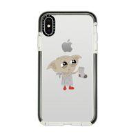 iPhone Xs Max Casetify Dobby Desenli Anti Shock Premium Silikonlu Siyah Kenar Detaylı Telefon Kılıfı