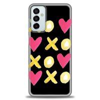 Samsung Galaxy M23 Kılıf HD Baskılı Kılıf - XOXOXO + Tam Ekran Koruyucu