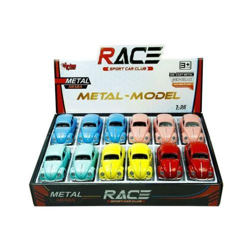 Eğitici Çocuk TIN-80131-12 PASTEL ÇEKBIRAK 1 36 DIE CAST ARABA