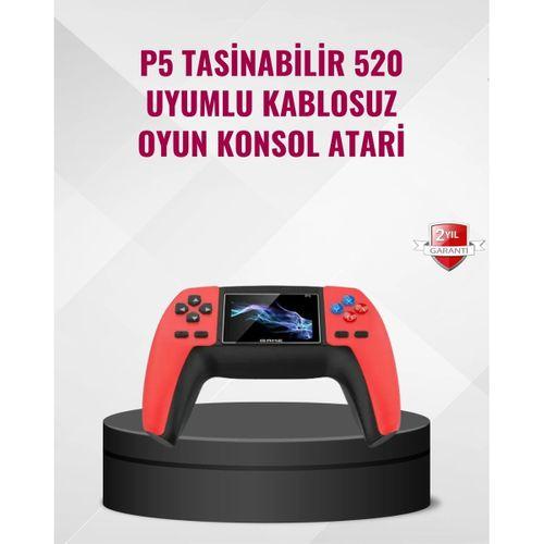 P5 Retro Gamepad 520 Oyunlu Taşınabilir Oyun Konsolu
