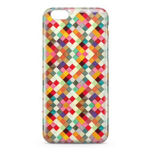 Apple iPhone 6 Plus - 6S Plus Kılıf Karo Taşlar Arka Kapak Koruma Desenli Full Koruyucu