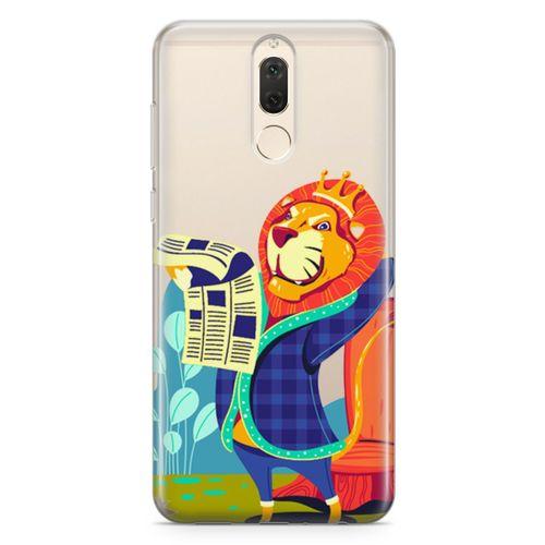 Huawei Mate 10 Lite Kılıf Aslan Kral Arka Kapak Koruma Desenli Full Koruyucu