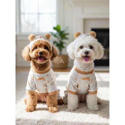 Boobie Bejjy Köpek Tulumu & Bere Takımı | Penye Kumaş | Küçük Irk Köpekler İçin | Tüy Dökülmesini Azaltır