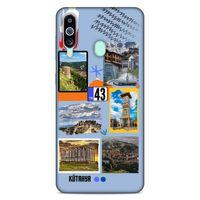 Lopard Samsung Galaxy M40 Uyumlu Kılıf Şehirli ※ (43) Kütahya Thin Fit Kılıf