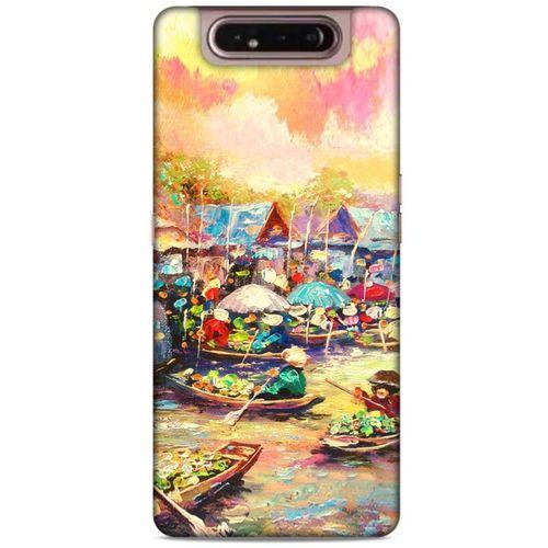 Cityx (16) Samsung Galaxy A80 Kılıf Silikon Kapak Desenli