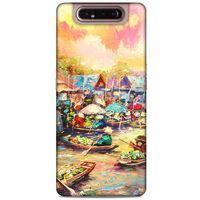 Cityx (16) Samsung Galaxy A80 Kılıf Silikon Kapak Desenli