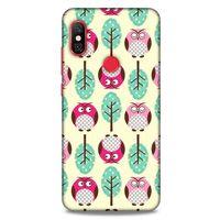Baykuşlar (30) Desenli Silikon Kapak Telefon Kabı Xiaomi Redmi Note 6 Pro Kılıf