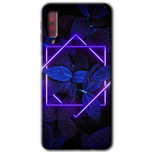 Galaxy A7 2018 Kılıf HD Desen Baskılı Arka Kapak - Mekanik Yaprak 5