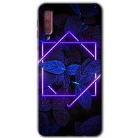 Galaxy A7 2018 Kılıf HD Desen Baskılı Arka Kapak - Mekanik Yaprak 5