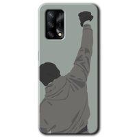 MRCİLETİSİM Oppo A74 Kılıf Baskılı Kapak - Artwork Wide + 5D Tam Kaplayan Cam