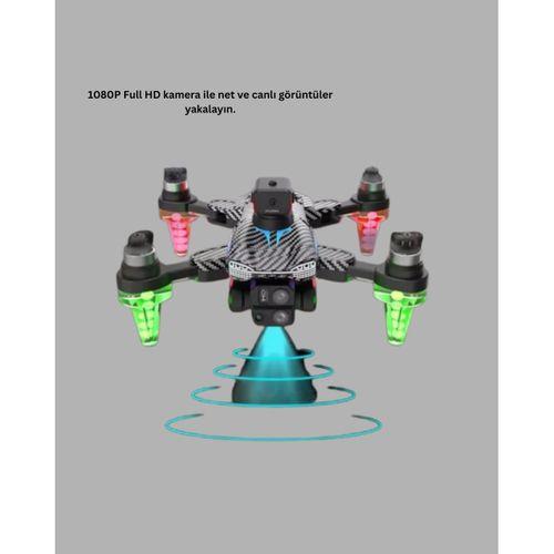 1080p Kameralı Drone Katlanabilir Tasarım Kolay Kullanım