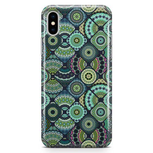 Apple iPhone X Kılıf Hintoloji Arka Kapak Koruma Desenli Full Koruyucu