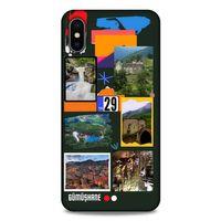 Lopard Apple iPhone XS Max Uyumlu Kılıf Şehirli ※ (29) Gümüşhane Arka Koruma Kılıfı