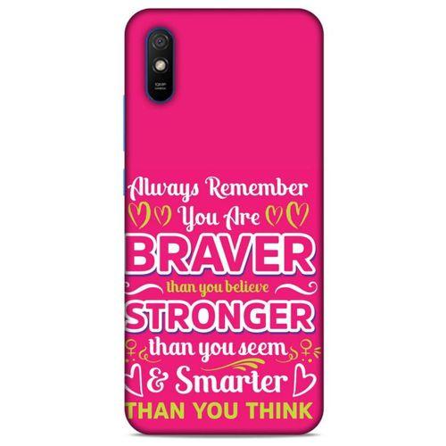 Xiaomi Redmi 9A Uyumlu Kılıf Pembe Delisi (50) Shockproof Kılıf Writing