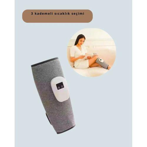 3 Kademeli Hava Basınçlı Isıtmalı Baldır Masaj Aleti – Titreşimli Ve Kablosuz Kullanım