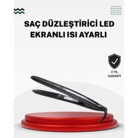 2025 Seri Profesyonel Isı Ayarlı Titanyum Kaplama Saç Düzleştirici Dijital Ekranlı