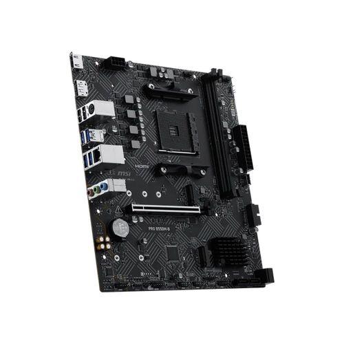 MSI PRO B550M-B AM4 DDR4 4600(OC) HDMI DP 2x M.2 USB 5Gbps mATX