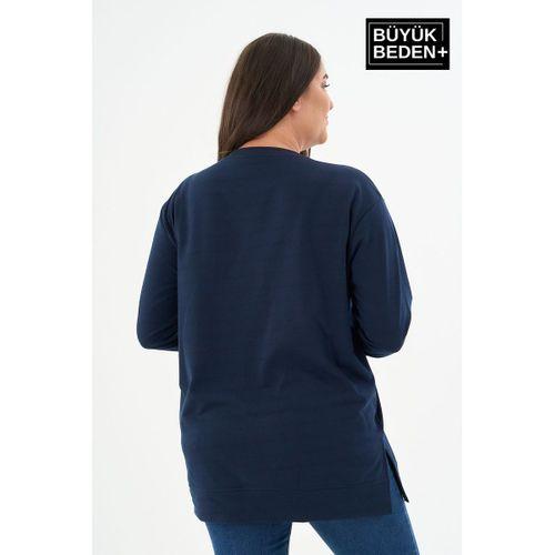Kadın Tunik Büyük Beden  Sweatshırt SPR26BTK950