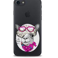 Zoologix (48) Apple Iphone 7 Şeffaf Kılıf Silikon Desenli