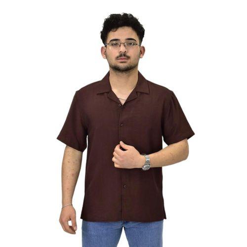 Erkek Spor Silim Fit Kısa Kol Gömlek G5031 BGL-ST04497