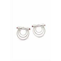 Halkalı Küpe - Gümüş