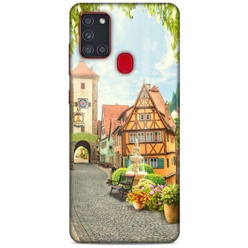 Cityx (26) Samsung Galaxy A21s Kılıf Silikon Kapak Desenli