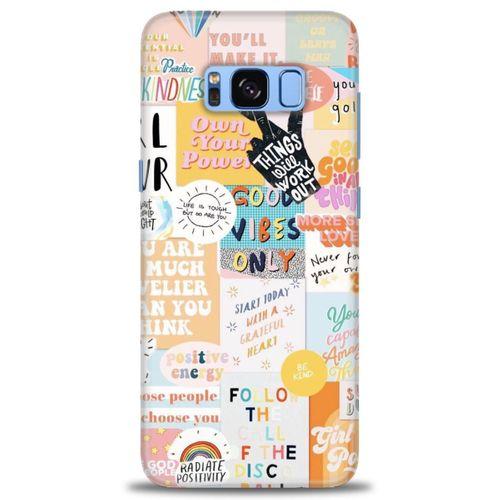 Samsung Galaxy S8 Kılıf HD Baskılı Kılıf - Follow + Tam Ekran Koruyucu