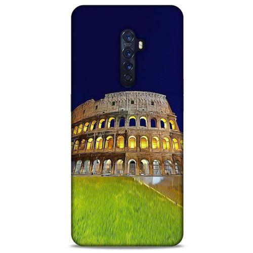 Oppo Reno 2 Kılıf Dünya Mimarisi (24) Darbe Emici Kılıf Kolezyum Roma
