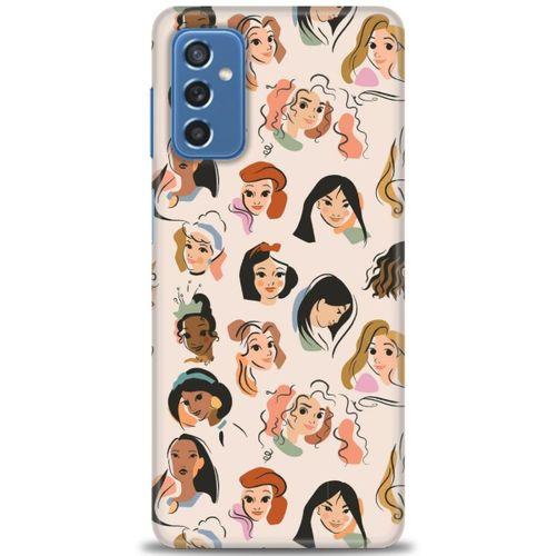 Samsung Galaxy M52 5G Kılıf HD Baskılı Kılıf - Çizgi Film + Tam Ekran Koruyucu