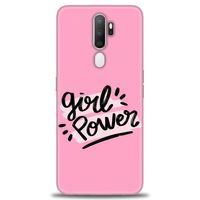 Oppo A5 2020 Kılıf HD Baskılı Kılıf - Girll Power + Tam Ekran Koruyucu