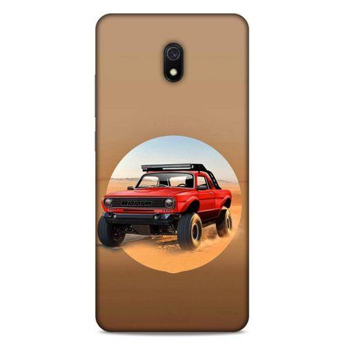 Lopard Xiaomi Redmi 8A Uyumlu Kılıf PickUpX (39) Liquid Crystal Kılıf Kırmızı Siyah
