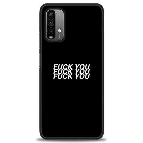 Xiaomi Redmi 9T Kılıf HD Baskılı Kılıf - You You You + Tam Ekran Koruyucu