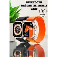 Bluetooth Bağlantılı 49mm Dokunmatik Akıllı Saat Sağlık Ve Spor Takip Özellikli