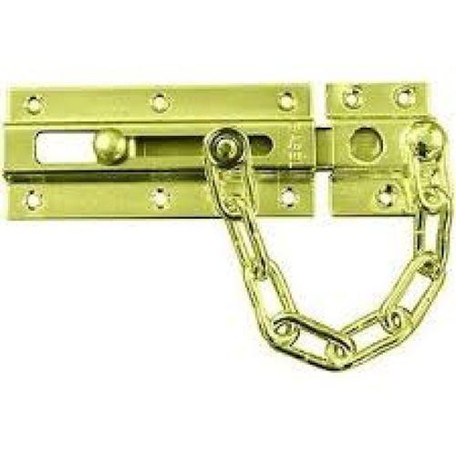 Beşel Emniyet Zinciri Sürgülü Sarı Kaplama