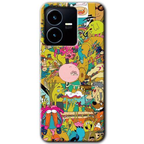 Vivo Y35s Kılıf HD Desen Baskılı Arka Kapak - Süper Çizgi Kahramanlar 2