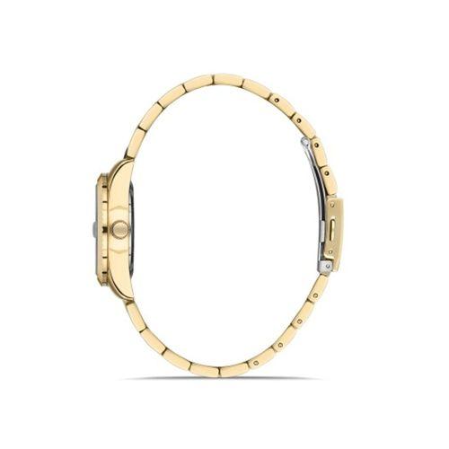 Ferro 33 mm Sarı Çelik Kordon Kadın Kol Saati FL21295A-B FL21295A-B